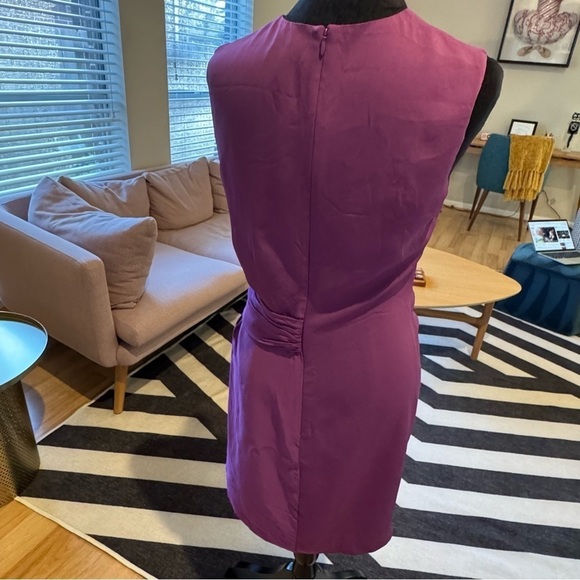 REISS Essie 60s Shift Mini Dress Purple Size 6 NWT - Picture 10 of 10